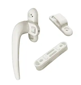 AARAM Aluminium Window Handle, Pack of 1, Domal Handle for Windows & Doors, Single Point Handle, Corrosion Free, Right & Left Side, Replacement Handle for Window & Sliding Doors (White)