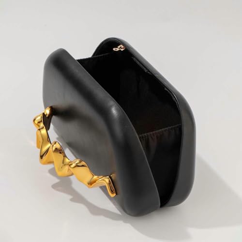 Mini Oval Chain - Detailed PVC Crossbody Bag with Statement Hardware Trendy Mini Purse for Everyday Use4