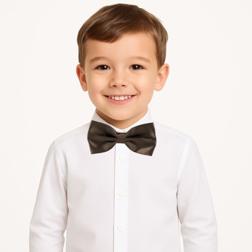 Image of Kids Pre-tied Bow Tie for Boys, Formal & Casual Adjustable Bowtie Age 3-13 Years