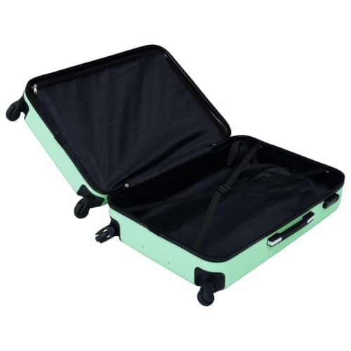 3-Piece Mint Hardcase Trolley Set - Durable ABS Material with Secure Lock for Travel 5
