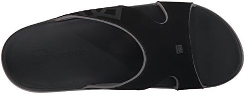 Spenco Men's Kholo Slide Sandal, Carbon/Pewter, 7 M | Image 3
