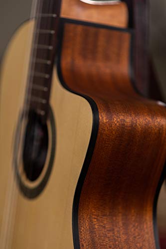 Cordoba C1M-CE Acoustic-Electric Cutaway Nylon String Classical Guitar, Natural, Protege Series - Image 13