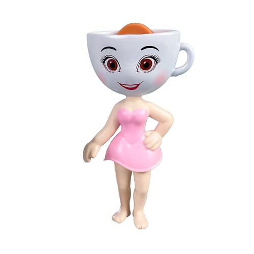 Yamobi Figura de cappuccino bailarina, juguete rojo cerebro, bailarina rojo cerebro, coleccionable, cappuccino Assassino, divertida decoración de mesa para oficina y hogar (10 cm)