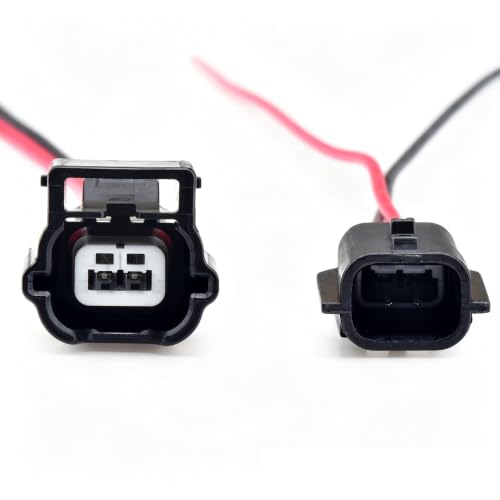 Conector de coche de 2 pines compatible con Nissan para sensor de luces marcha atrás 6
