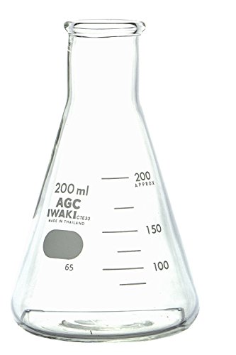 IWAKI 三角フラスコ 200mL 1本 4980FK200