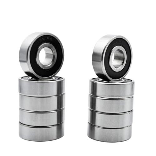 Roulements 6201 2RS en acier chromé 12x32x10 mm étanches pour motorisation