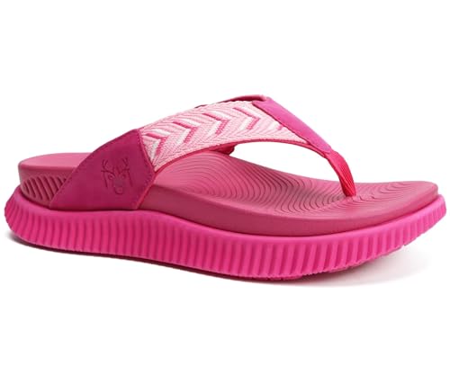 Image of KuaiLu Womens Orthotic Flip Flops with Arch Support Cushion Recovery Sandal