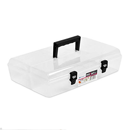 35.56 cm para piezas pequeñas cajas de plástico transparente caja de enchufes Sortierksten{6} Cover