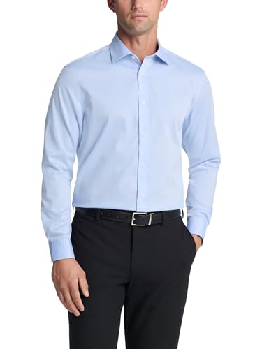 Chemise à chevrons Calvin Klein blanche coupe régulière pour homme en taille XL