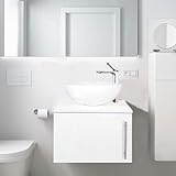 GRAVITA Mueble para Baño Flotante con Lavabo de Cerámica, Fabricado en MDP, Disponible en Varios...