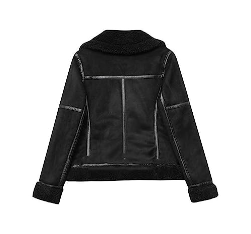 Manteau hiver femme en daim épais FULBHPRINT de haute finition
