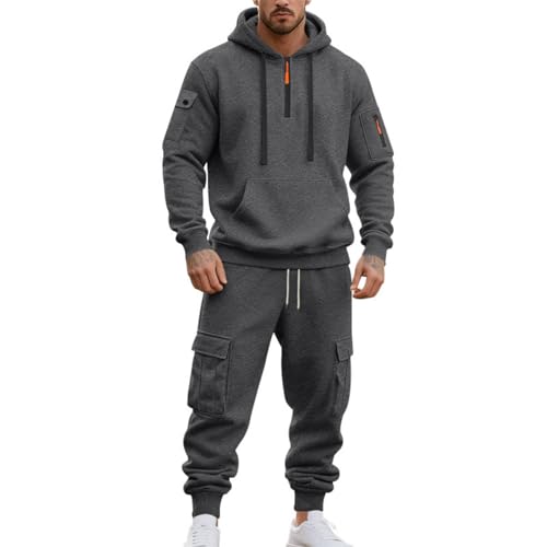 Ensemble de survêtement décontracté d'hiver homme short t-shirt Dark