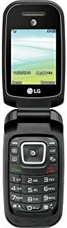 LG B470 AT&T Prepaid Basic 3g Flip Phone, Black - Carrier Locked to AT&T