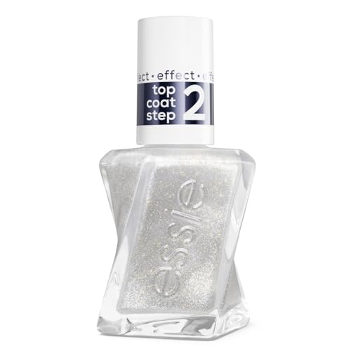 gel by essie Gel Couture Nagellack, Professioneller Top Coat mit Gel-Glanz-Finish & bis zu 15 Tage Halt, Farbe: Diamond Dust, 13,5 ml