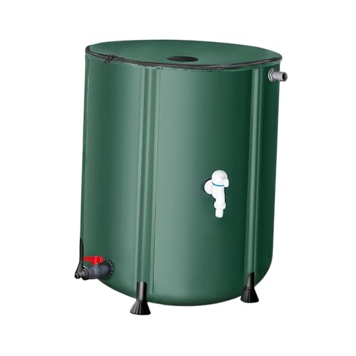 Image of CALANDIS Foldable Rain Barrel Portable Water Storage Tank for Outdoor Camping Garden 200L