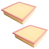 CARBBIA Engine Air Filter Pack of 2 Replaces 17801-0P050 CA10755 Compatible with Compatible with