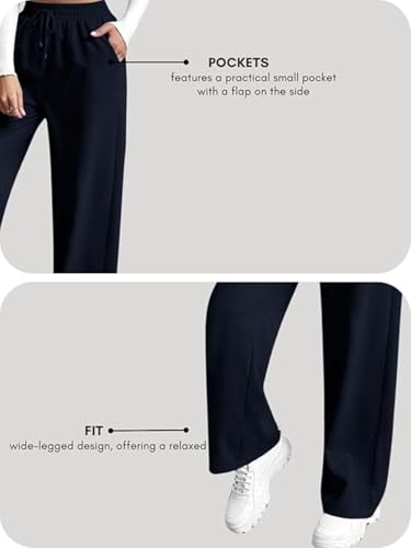 Image of Leriya Fashion High Waist Trousers for Women - Flared Korean Style Formal Pants | Elegant Workwear for Office, College & Events (Available in Plus Size
