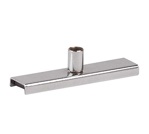 Retail Rack Chrome Frame Magnetic Base Sign Holder, 5" x 7" Card Display, 12.75" H - 2 Pack - Thumbnail 4
