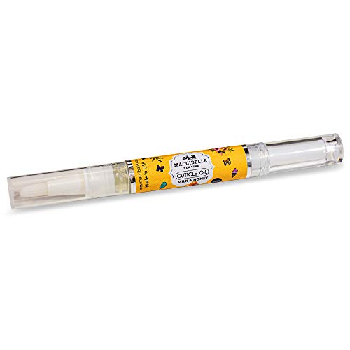 Maccibelle Milk & Honey Pure Cuticle & Nail Oil Pen 2ml Heals Dry Cracked Cuticles.