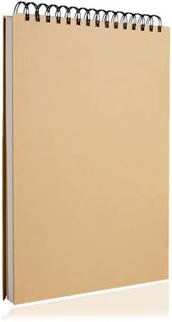 4 Sketching And Drawing Paper Pads, Spiral Bound Sketch, Draw Charcoal - TCP Global