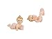 Produktbild jakopabra Verschiedene Baby-Figuren 12er Set (Rosa)