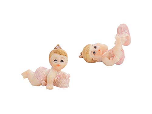 Preisvergleich Produktbild jakopabra Verschiedene Baby-Figuren 12er Set (Rosa)