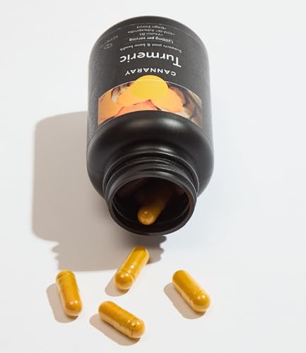 Cannaray Turmeric Capsules 1200Mg With Added Ashwagandha, Ginger And Black Pepper To Support Joint & Bone Health - 6