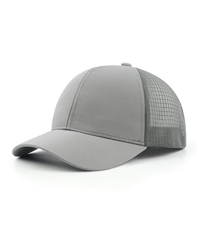 Image of Zylioo XL XXL Trucker Hat for Big Heads, Mesh Baseball Cap | Roomier Outdoor Fit-Vented back panels and a curved bill help fuller head shapes stay comfortable on warm days.