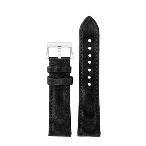 Bracelet montre nylon 23 mm pour Blancpain Fifty Fathoms 5015, fini l'usure avec la boucle papillon