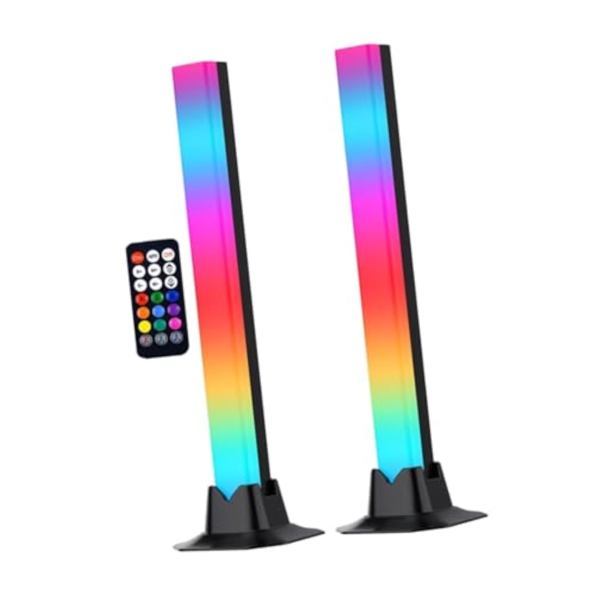 2Pcs RGB Light Bar Gaming Backlight, Color Changing