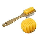 N/A ISHOWTIENDA 2019 Suede Special Shoe Care Brush Soft Rubber Cleaning Cleaner Boot Trainer Clean (Color : Yellow Color)