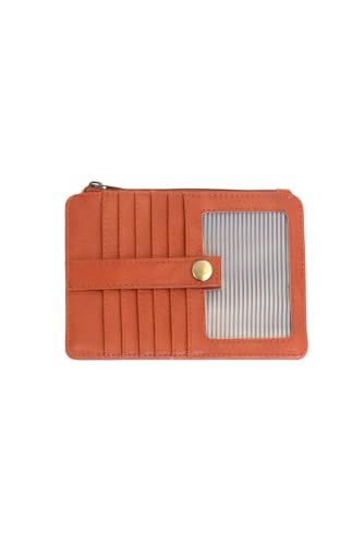 Image of Joy Susan Women's Fashion New Penny Mini Travel Wallet - Fire Orange