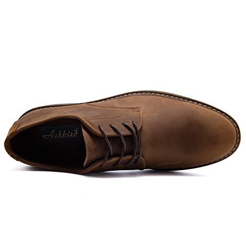 Image of Arkbird Mens Dress Shoes, Lace Up Leather Oxford