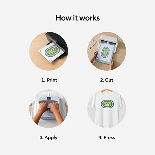 Cricut Printable Iron On For Light Fabrics US Letter