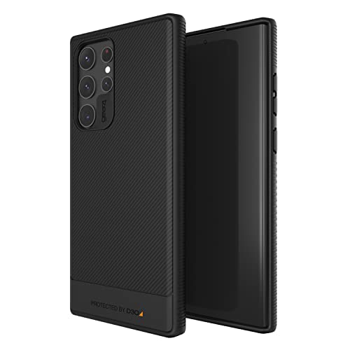 Protection Samsung S22 Ultra ZAGG Copenhagen en D3O, l'élégance noire premium