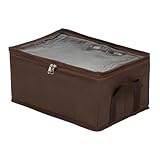 東洋ケース(Toyo Case) メディア収納ボックス ブラウン DVDサイズ M2-DVD