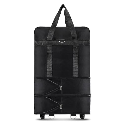 Soft Luggage With Wheels, Expandable Luggage With Wheels Suitcase With Wheels Large Capacity for Men Women (S)