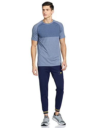 Image of Spykar Men's Mid Rise Regular Fit Track Pants