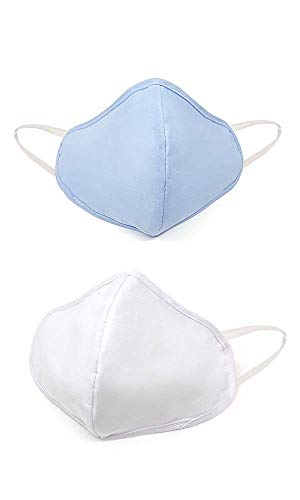 Nextool Reusable 3-Layer Protective Face Mask (Pack of 12) 100% Cotton Inner Layer, 65% Polyester, 35% Cotton Outer Layer, Water Proofing, Dust, Dirt Protection