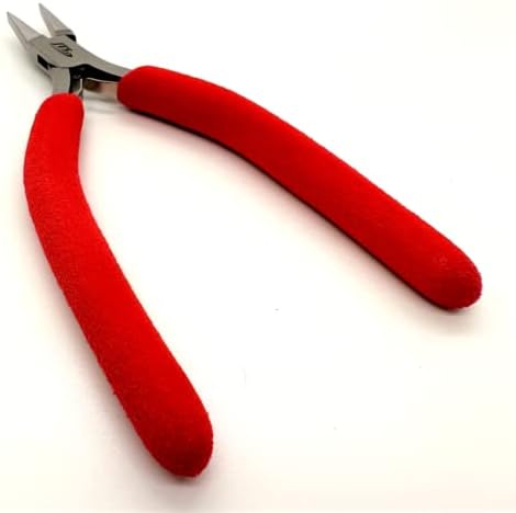148mm Flat Nose Pliers Foam Handles Ergonomic Wire Wrapping Jewelry Making Tool By JTS