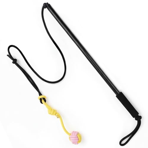 Race&Herd Flirt Pole for Dog Heavy Duty - pC|[AybgނߋpLb`bhAϋɓIȊނ߂̍ĵA^p̌p[v