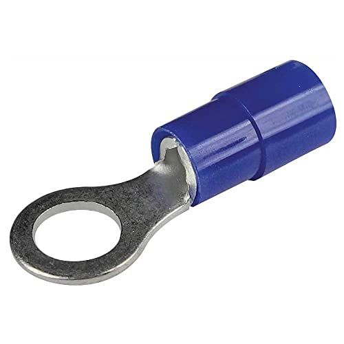 Terminal de anillo de nylon evite fallos eléctricos Seachoice calibre 16-14 por vibración