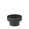 Lifeventure Silicon Ellipse Collapsible and Portable Mug for Camping, Travel & Outdoor - Graphite #1