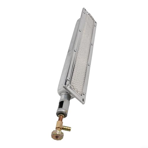 Brûleur infrarouge en céramique pour barbecue à gaz, chauffage latéral pour barbecue, 41 cm x 8 cm, convient pour les fours extérieurs, les machines à...