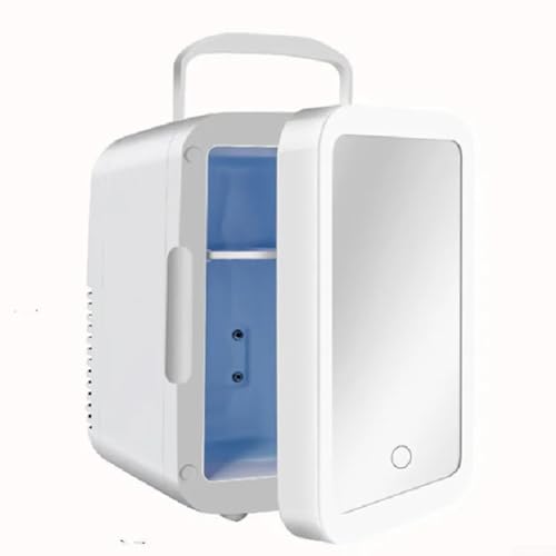 Jotekonoby Espejo de maquillaje termoeléctrico compacto con enfriador y hogar para aplicación de vehículo, mantiene el cuidado de la piel
