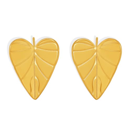 Bijoux de style naturel Love Leaf l'écouteur idéal contre l'inconfort des oreilles