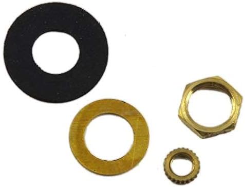 Creative Hobbies® Quartz Clock Motor Movement, C91MQS, 3/8 Inch Max Dial Thickness, 7/16 Inch Threaded Shaft Length, Complete Kit