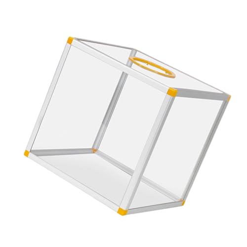 Boîte de jeu de tombola carrée en plexi transparent pour animation de fête