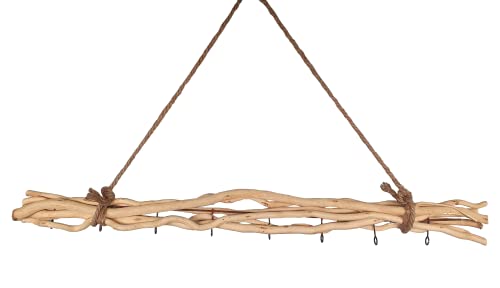 Dekozweige Holz 8 Haken Fensterdeko Hängeast Weide Äste braun Hängezweige 80 cm