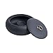 Produktbild Nologo Haushalt Schwarze Keramik Ascher Keramik Großes kreative Auto-Schlafzimmer Wohnzimmer mit Abdeckung Winddichtes Mode Aschenbecher Schwarze Keramik mit Abdeckung Windsicher (Size : 18x8cm)